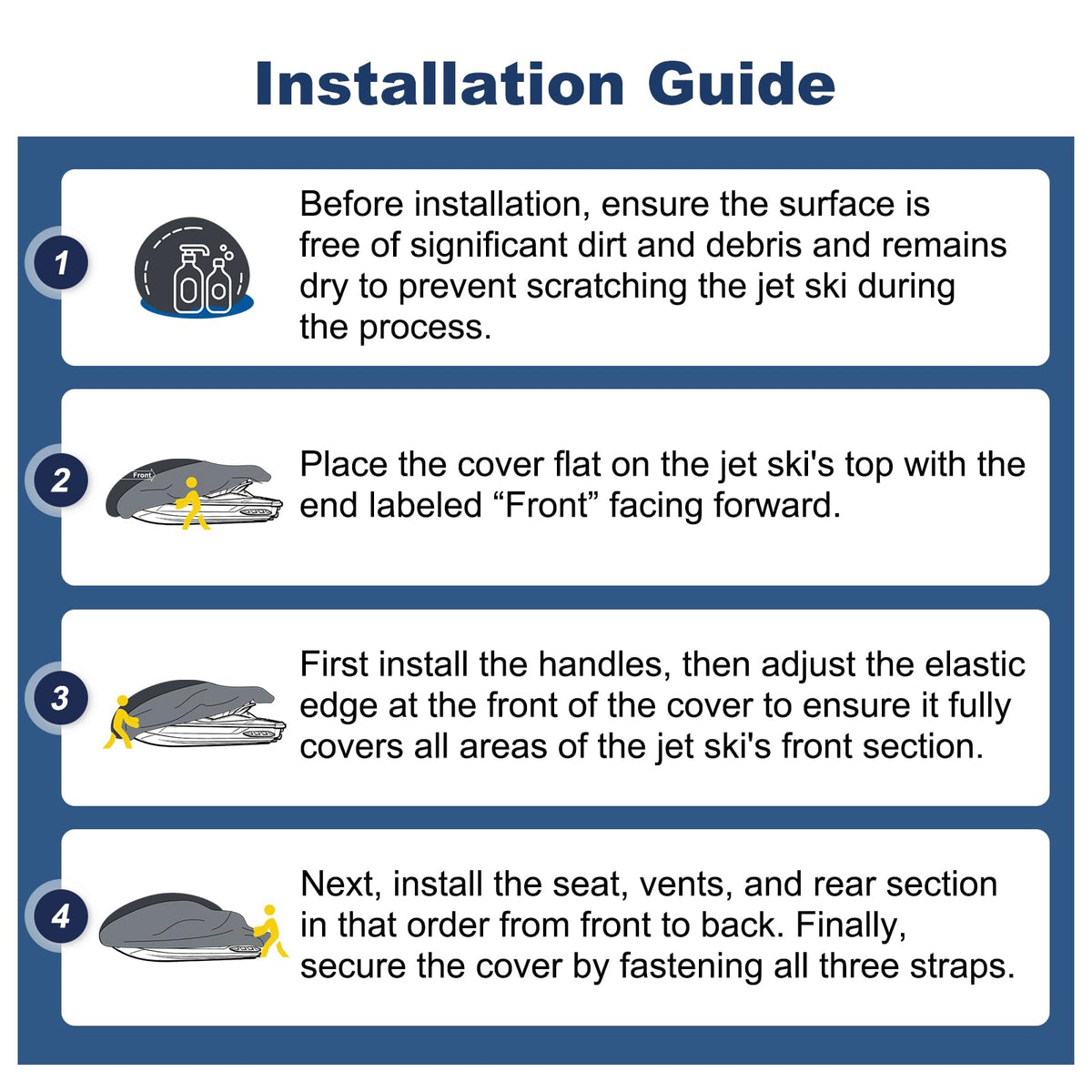 QUNSUNUS soft cotton lining protecting paint and trim from abrasion