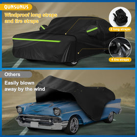 QUNSUNUS mirror pocket with driver-side zipper enabling easy cabin access