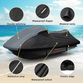 QUNSUNUS visible side zipper for fast on/off and convenient access