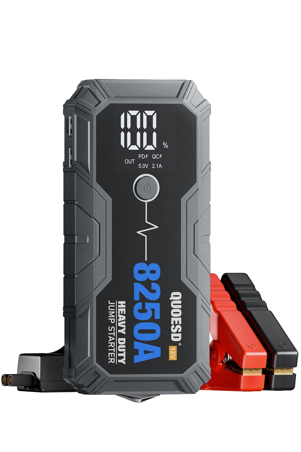 QUOESD front view showing controls and rugged build for confidence