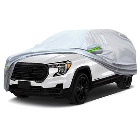 QUYDDC front view showing full SUV coverage and weather protection