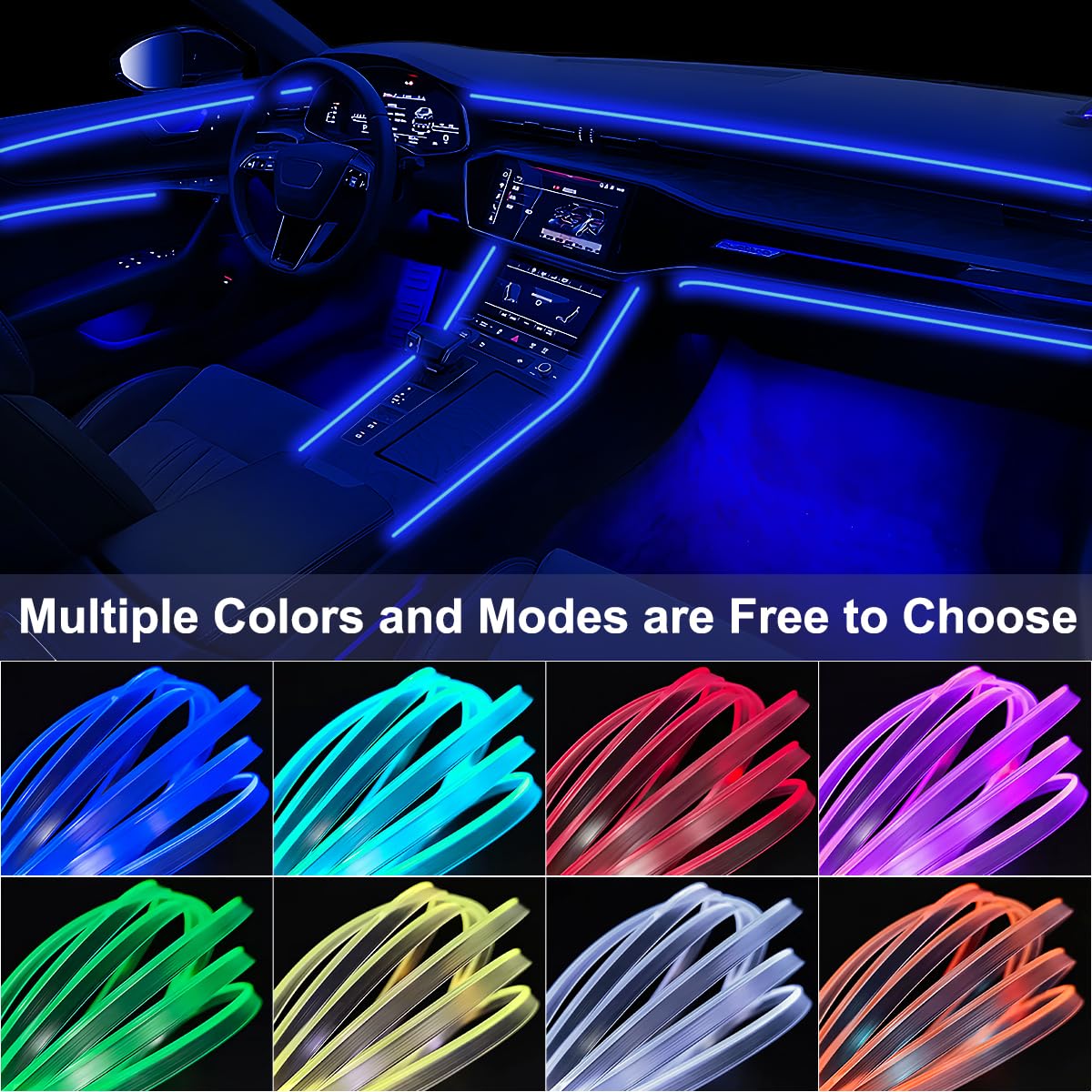 QVEVDACAR fiber optic closeup highlighting texture and consistent brightness