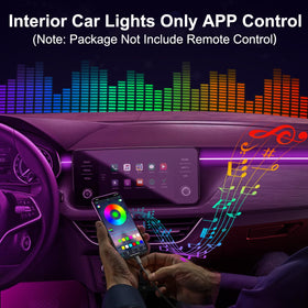 QVEVDACAR RGB LED controller detail showing app connectivity benefit