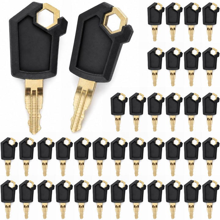 QWORK front view of 40-pack keys showing complete set and storage convenience