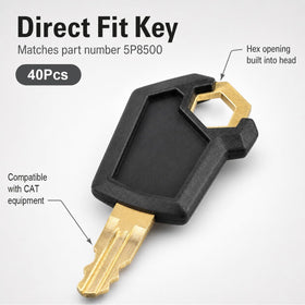 QWORK close-up of key blade detail showing precision cuts for reliable fit
