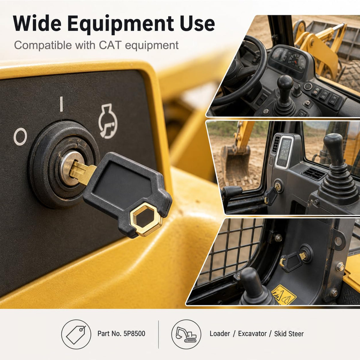 QWORK key head with branding highlighting durable construction and grip