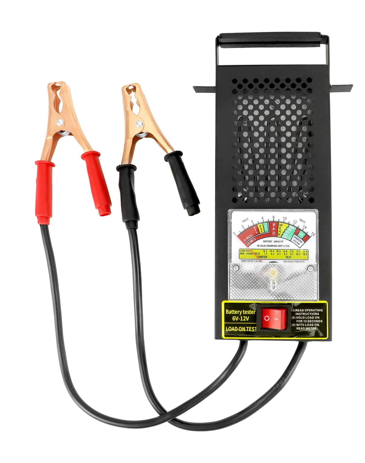 QWORK hooked to an alternator showing charging system testing benefit