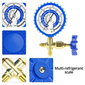 QWORK brass hose connection detail highlighting secure, leak-resistant seal
