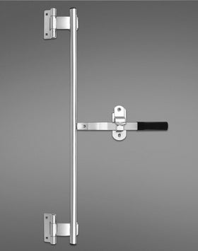 QWORK cam bar installed on a trailer ramp demonstrating proper fit and road-ready security