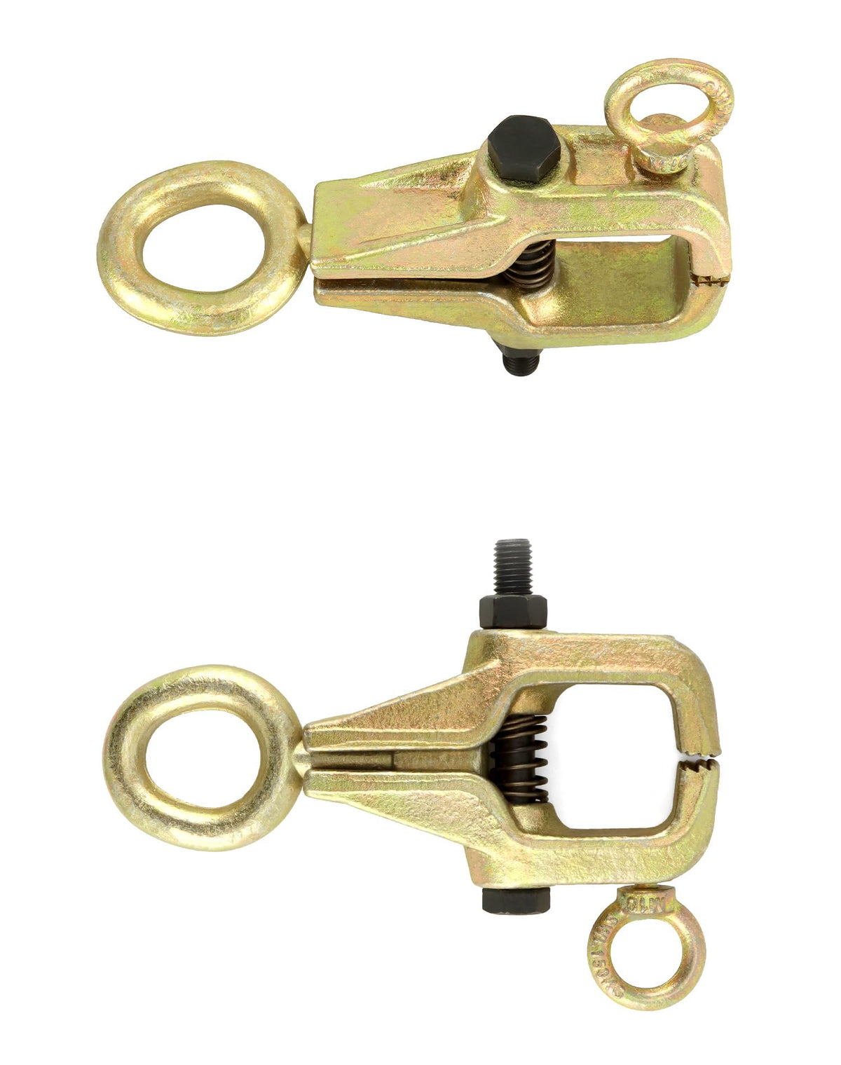 QWORK clamp side profile showing slim thickness for tight spaces benefit
