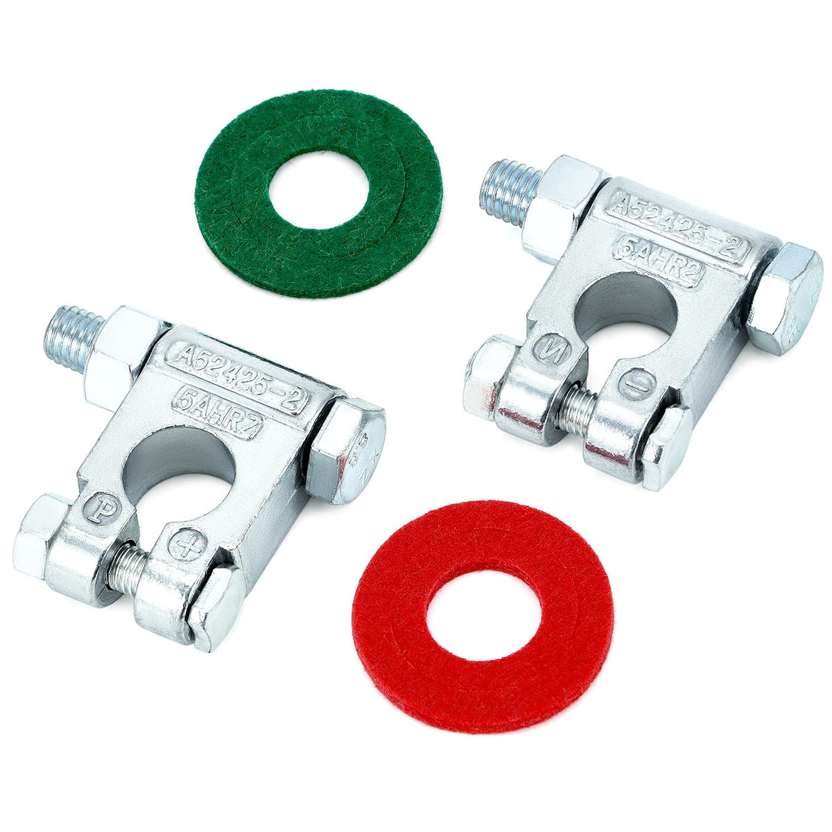 QWORK close-up of positive and negative taper markings for correct fit