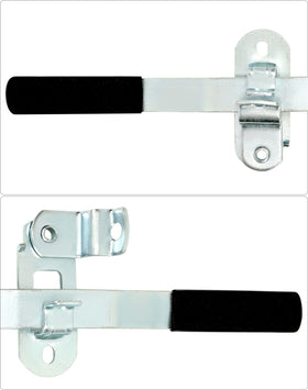 QWORK close-up of zinc-plated finish protecting metal from corrosion