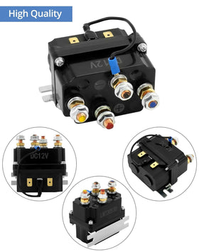 QWORK internal contactors view emphasizing silver alloy steel for low resistance