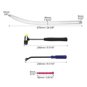 QWORK curved lifter detail demonstrating contour fit for fender shaping benefits