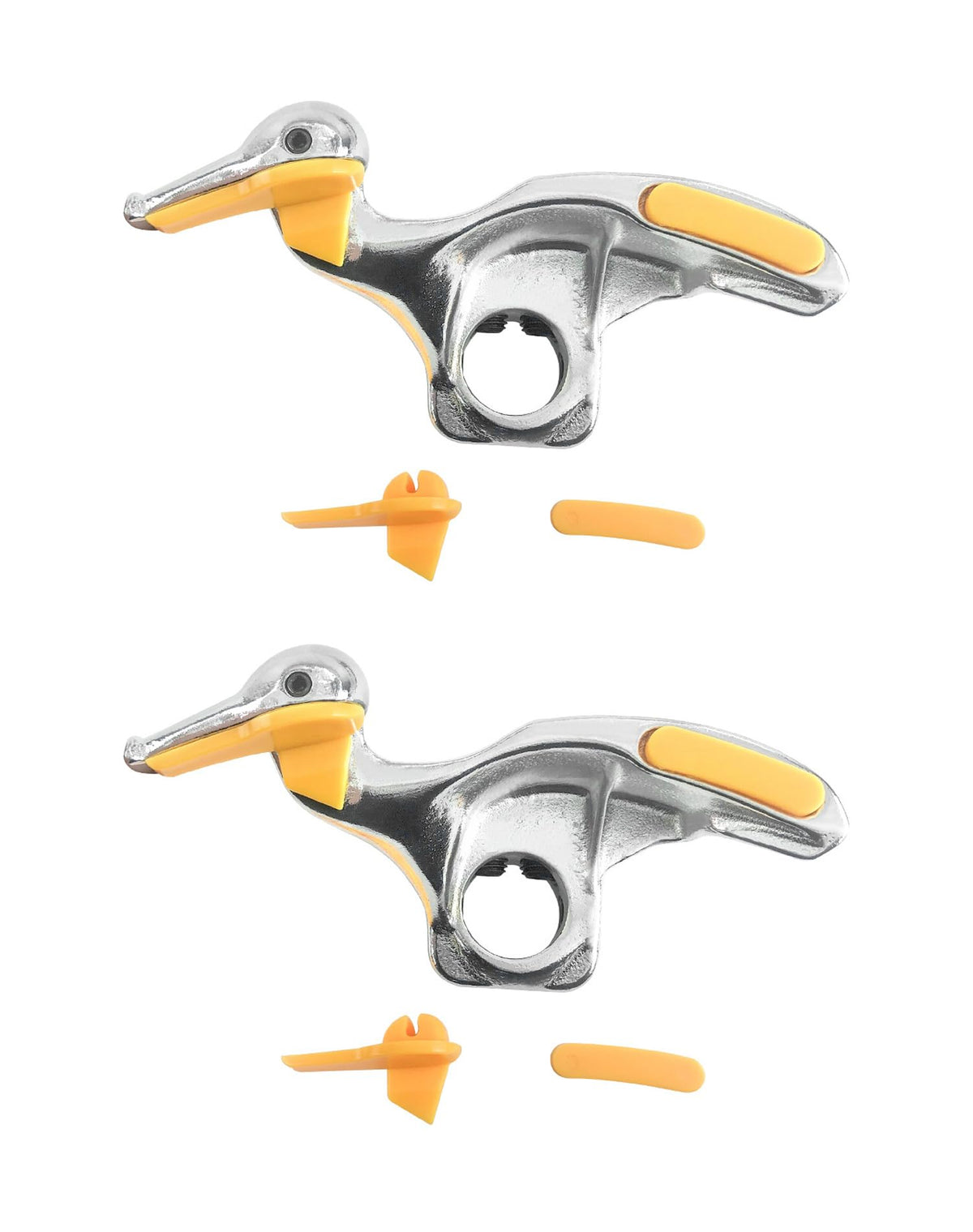 QWORK duck head front view showing durable shape and faster tire changes