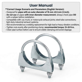 QWORK close-up of clamp threads showing durable nut fit for secure tightening
