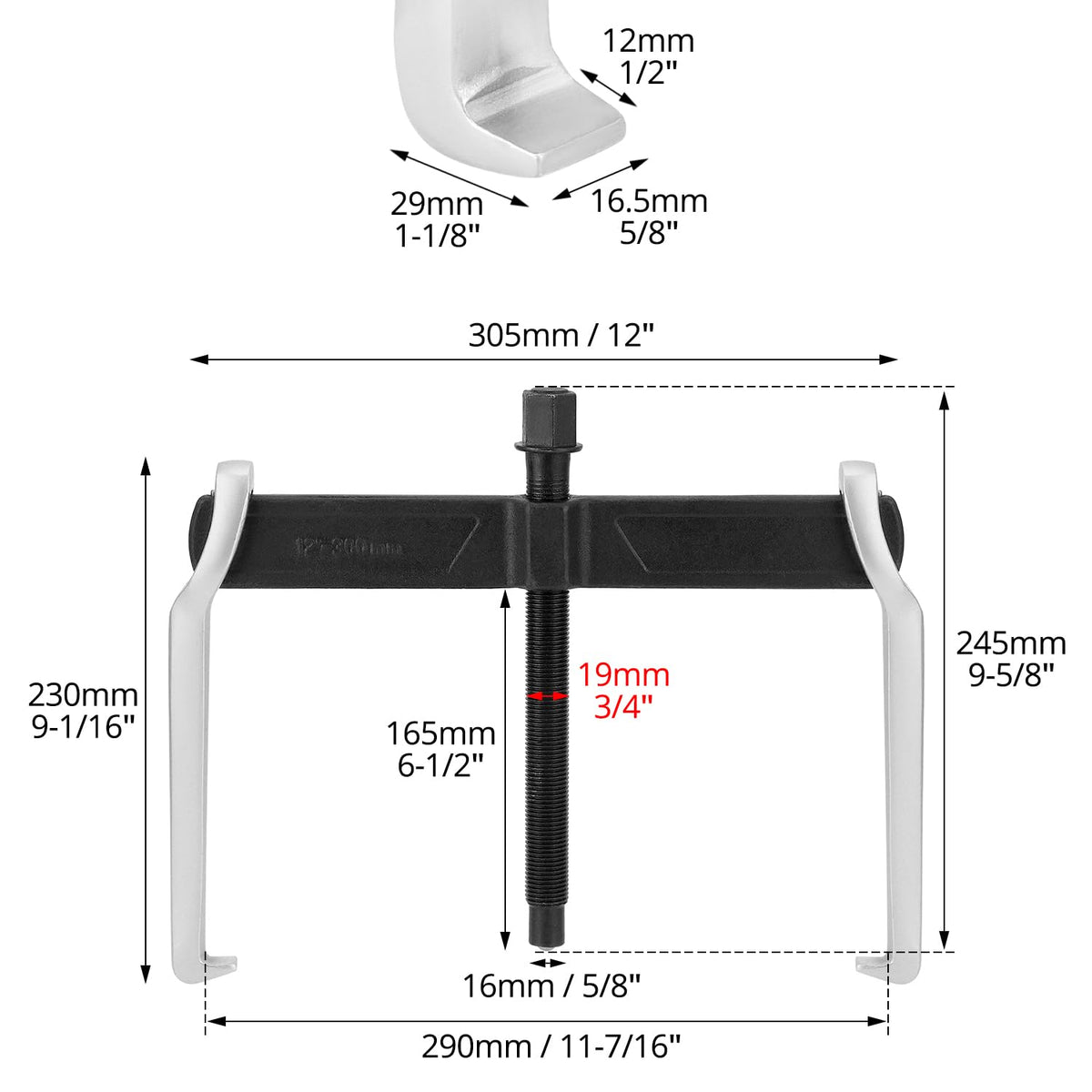 QWORK extracting a pulley demonstrating safe external pulling