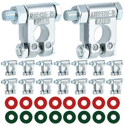 QWORK front packaging showing complete 8-pair terminal kit and benefits