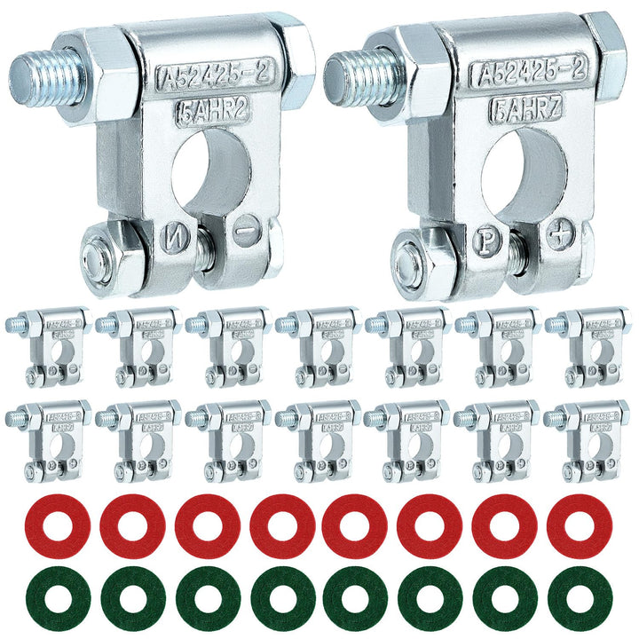 QWORK front packaging showing complete 8-pair terminal kit and benefits