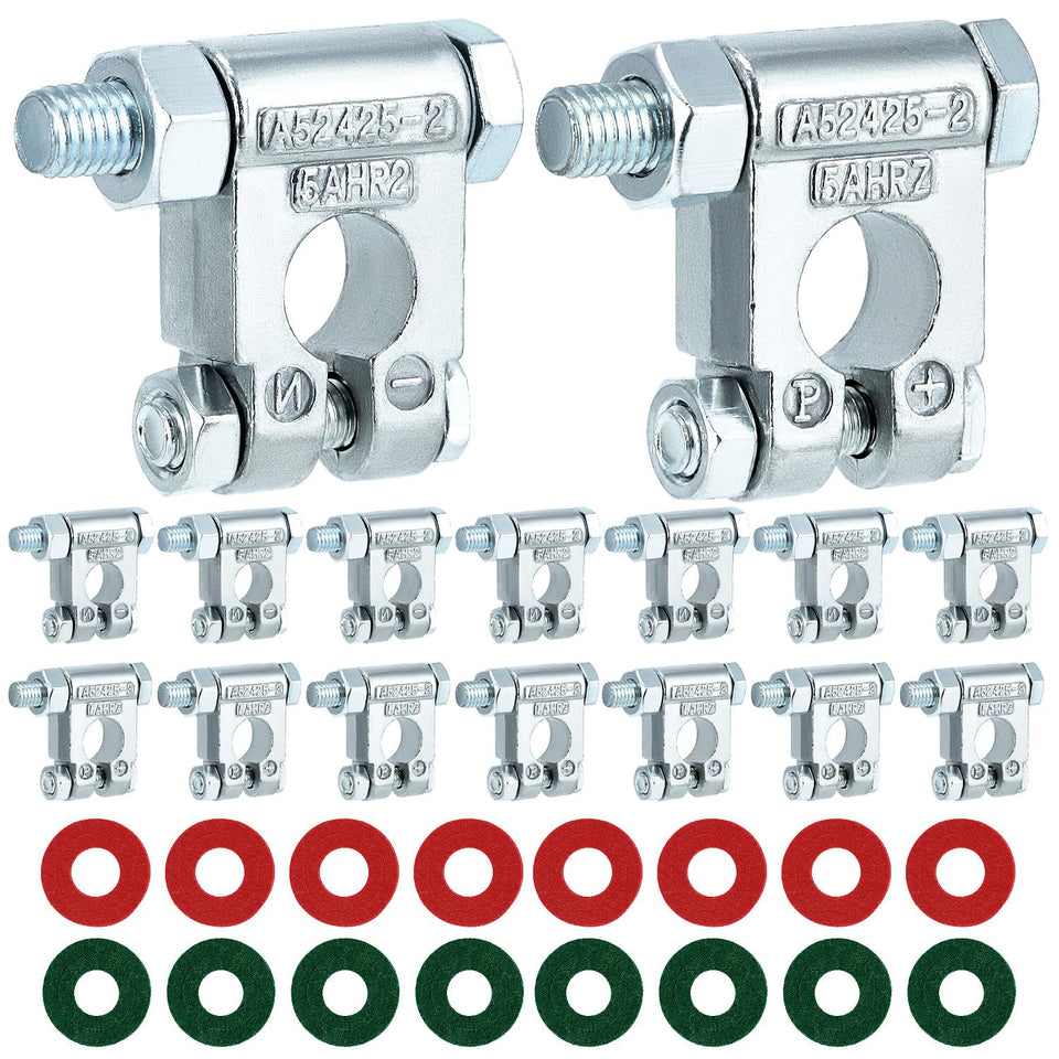 QWORK front packaging showing complete 8-pair terminal kit and benefits