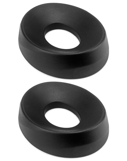 QWORK front view packaged helmet stand showing protective base benefit