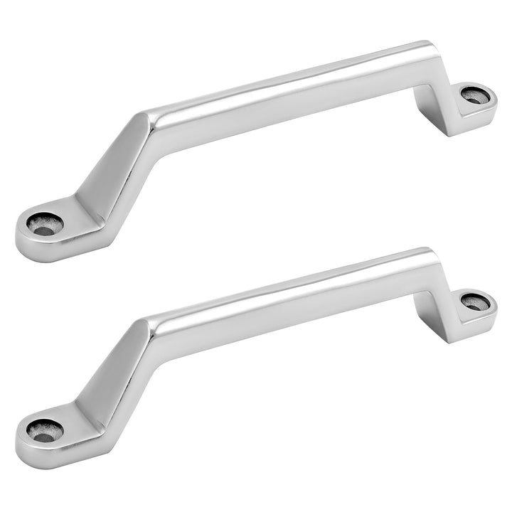 QWORK front view of two stainless handles showing durability and design
