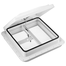 QWORK front view of vent showing clean square profile and secure fit