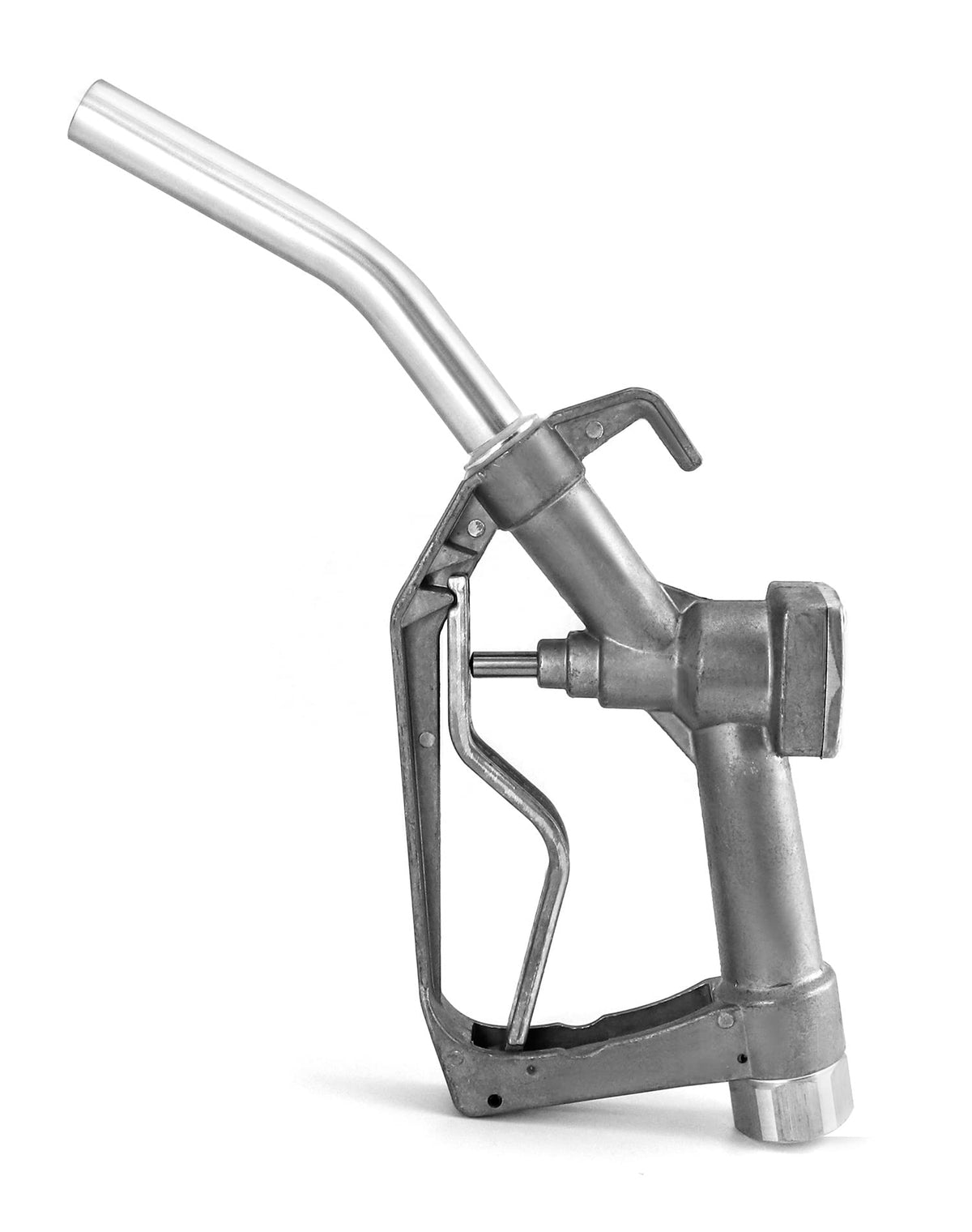 QWORK fuel nozzle front profile showing rugged metal construction and reliability