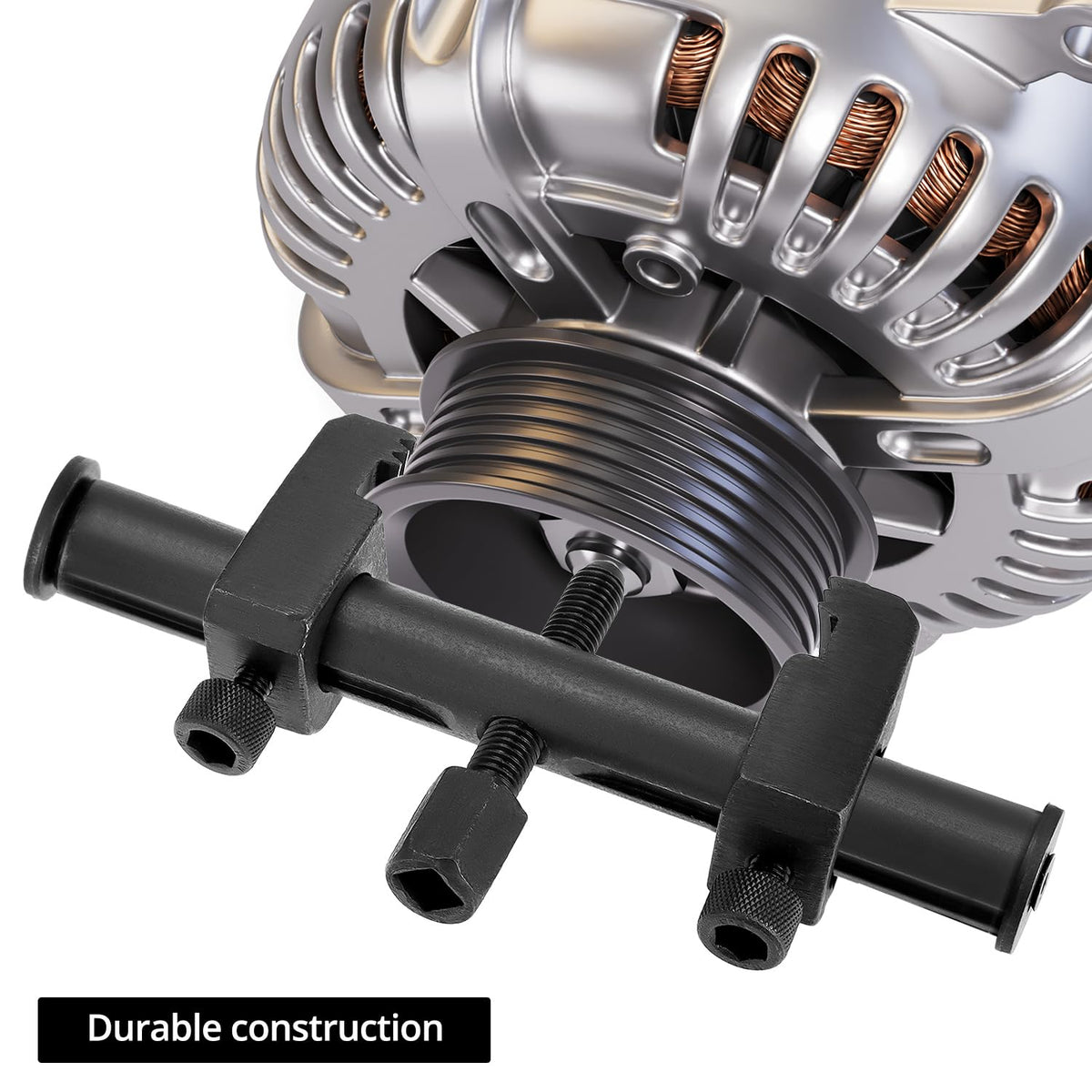 QWORK hole pattern middle section showing multiple 3/8" holes for compatibility