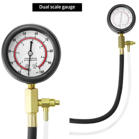 QWORK hose connection detail with brass connector for leak-resistant fit
