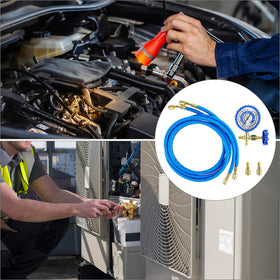 QWORK hose bending to show flexibility and easier access in tight spaces