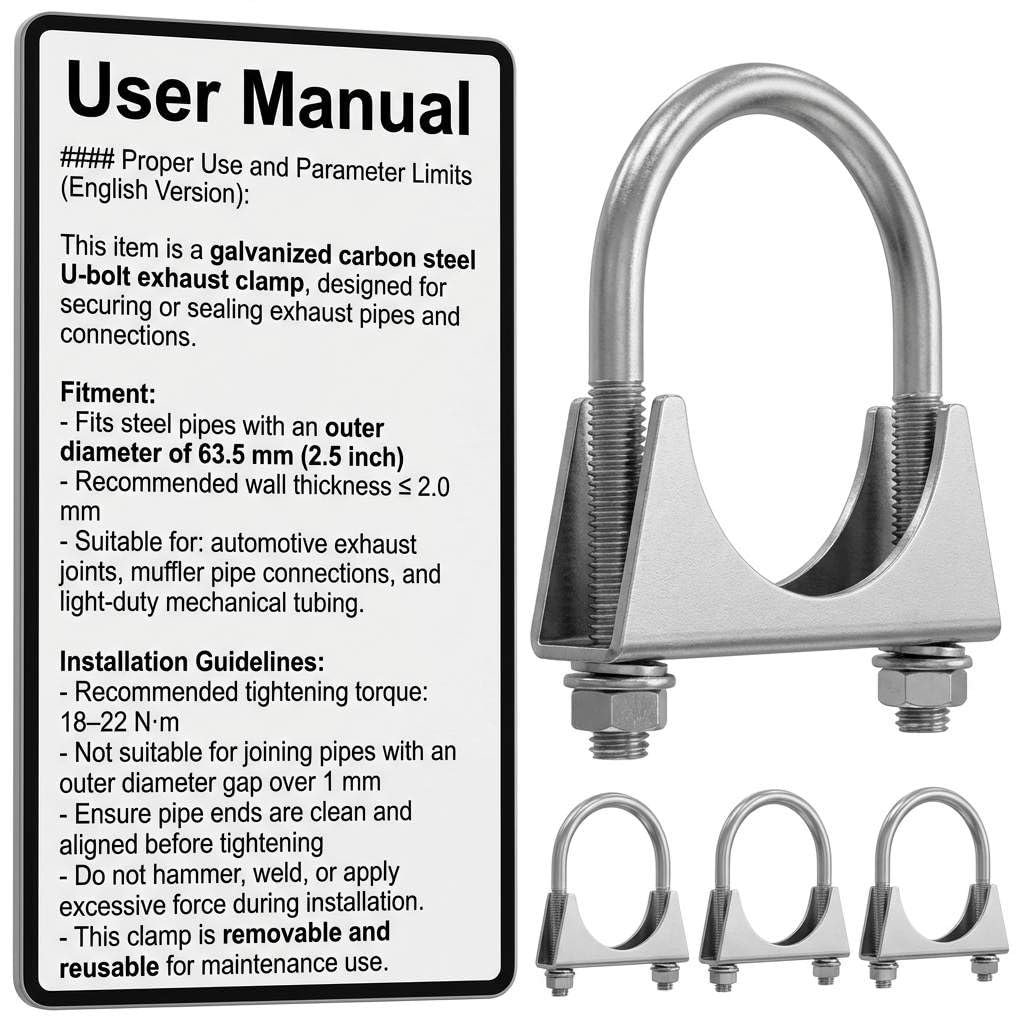 QWORK wrench tightening a clamp nut showing easy tool installation benefit