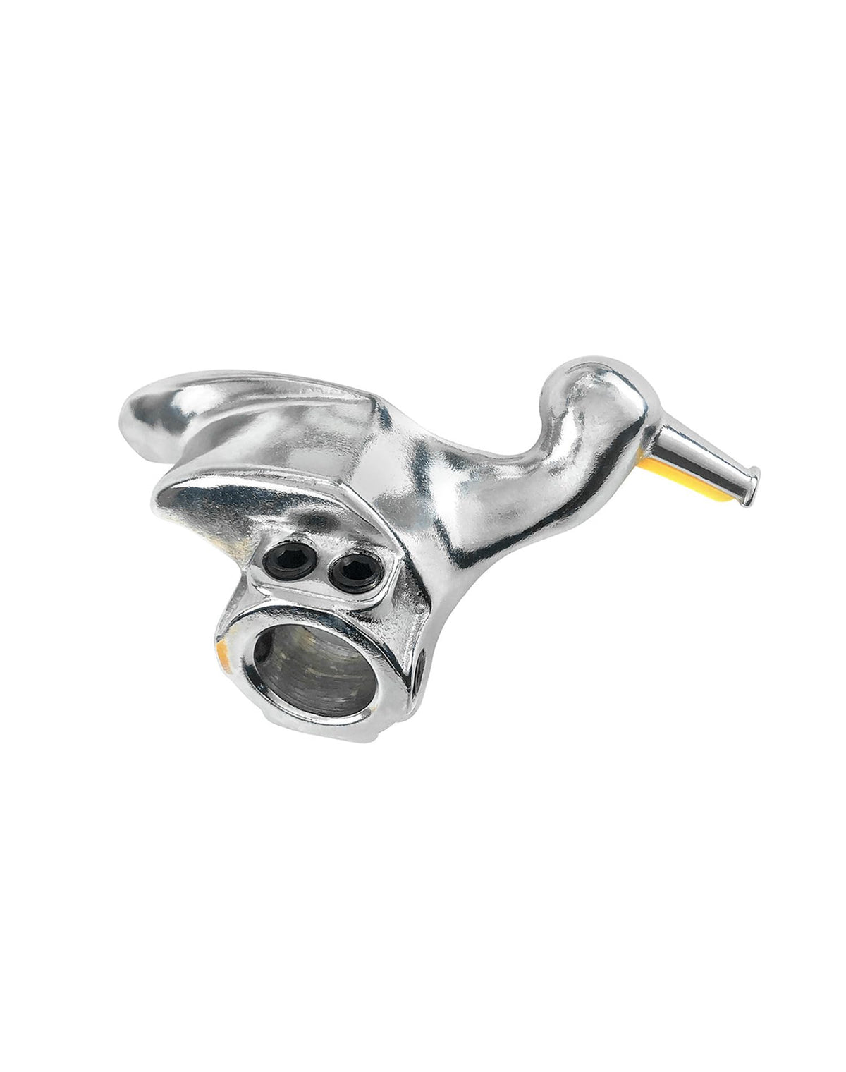 QWORK duck head installed on a tire changer demonstrating ready use