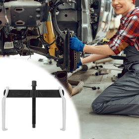 QWORK gear puller in garage setting illustrating professional use