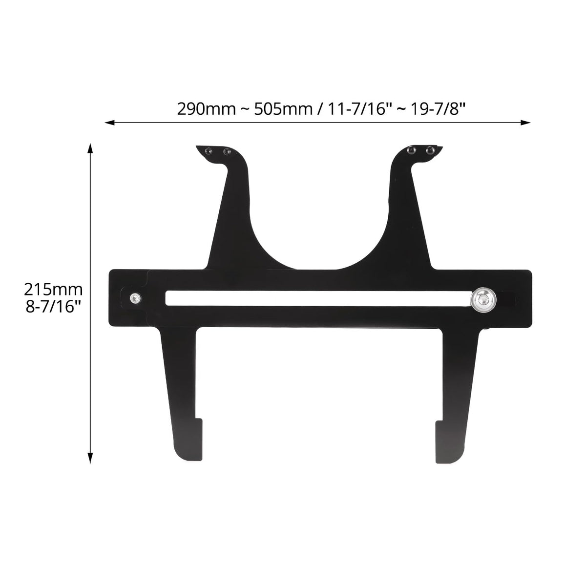 QWORK measuring disc rotor gap to verify caliper spacing and prevent binding