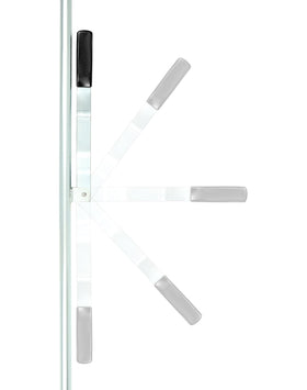 QWORK mounted on trailer folding ramp demonstrating secure door closure