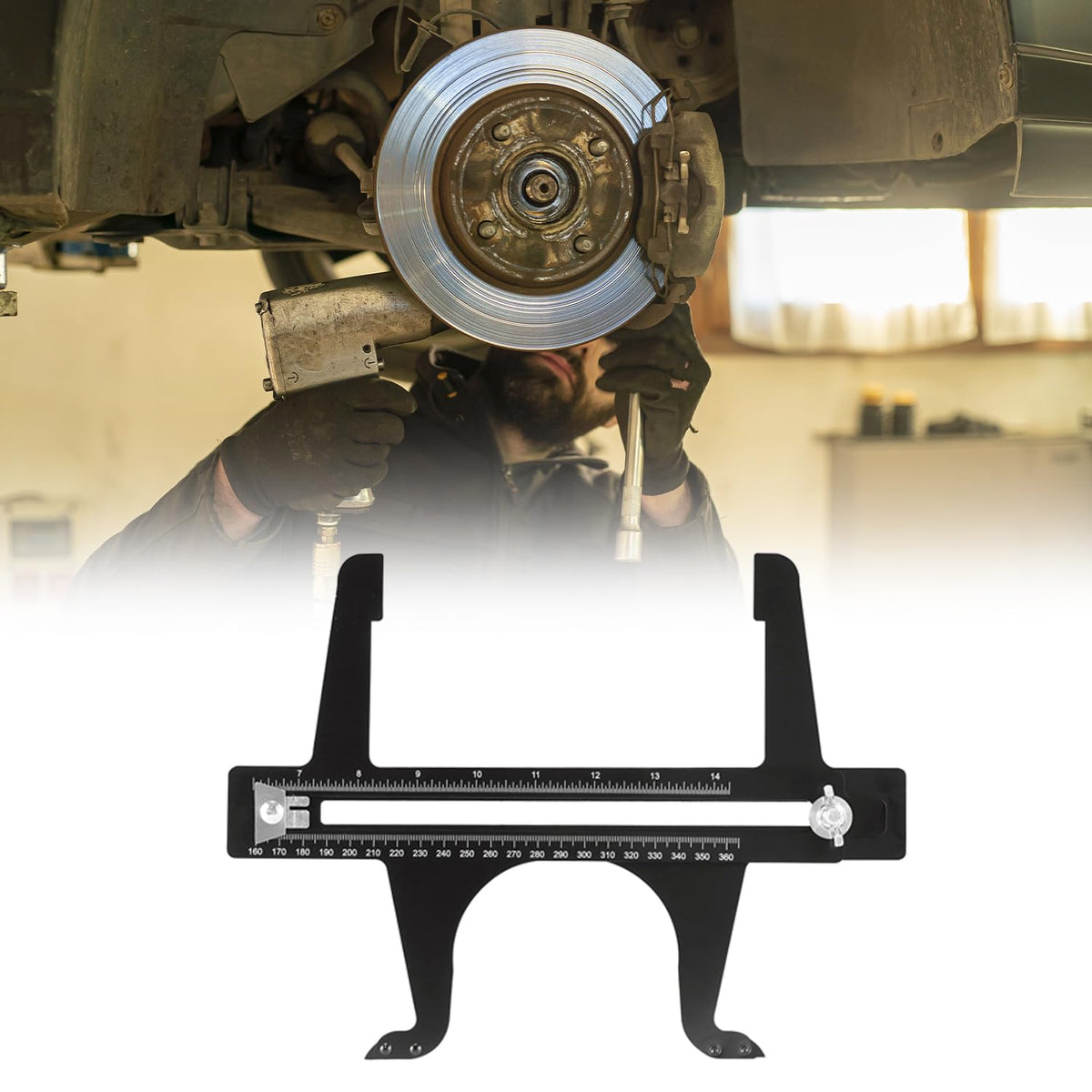 QWORK tool with packaging to show included components and ready-for-shop storage