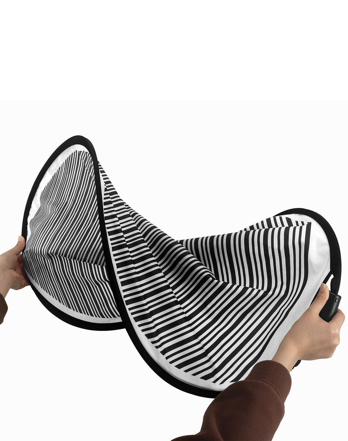 QWORK reflector board folded inside storage bag for compact transport benefit