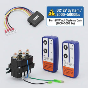 QWORK relay terminal closeup highlighting heavy gauge connections for low resistance benefit