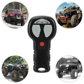 QWORK remote mounted on truck bumper illustrating secure placement and accessibility