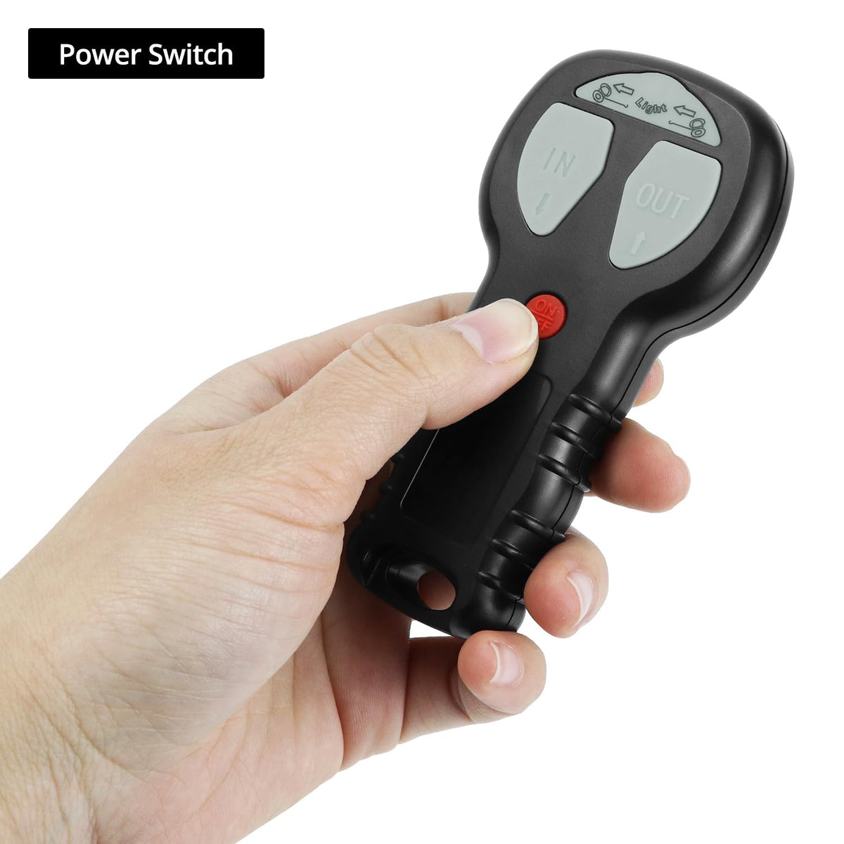 QWORK remote wiring harness connected to vehicle electricals for easy installation