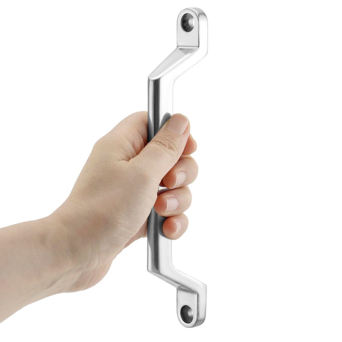 QWORK handle beside ruler showing exact dimensions for fitting