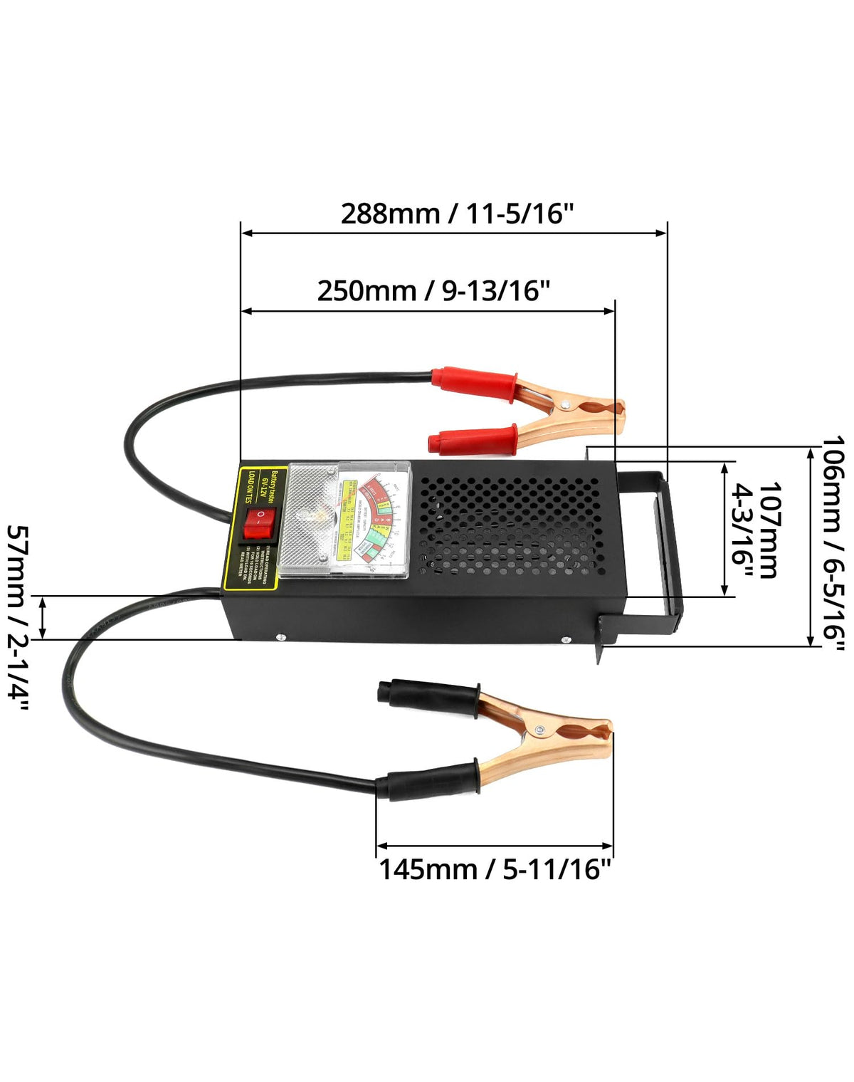 QWORK pictured next to a hand to show compact size and portability
