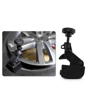 QWORK side profile showing rounded edges to protect wheel finish benefit