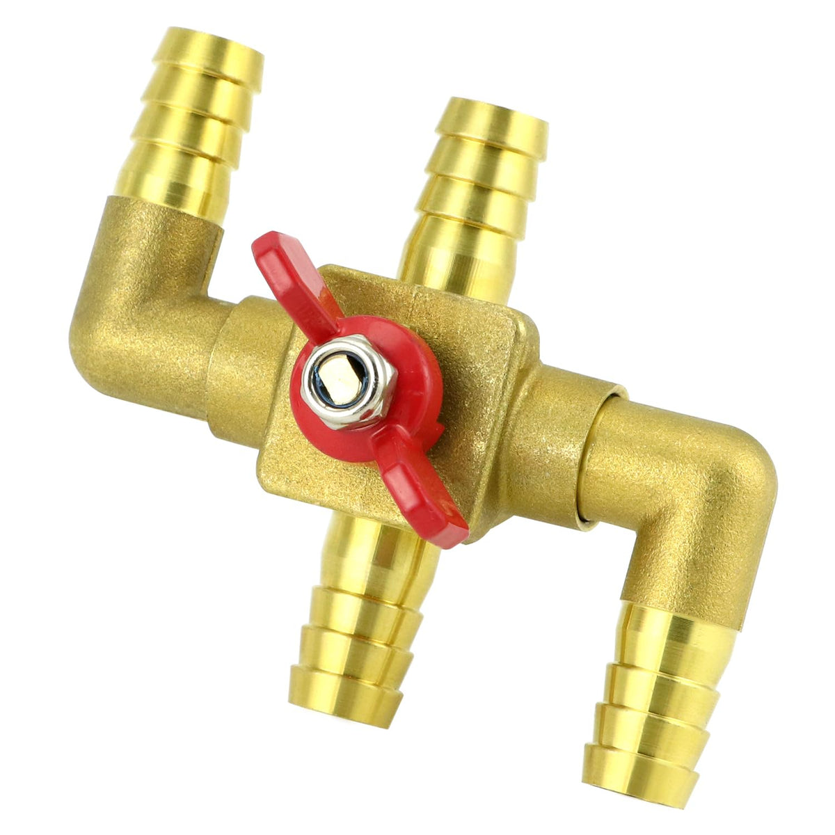 QWORK side profile highlighting solid brass build and compact form for reliable installations
