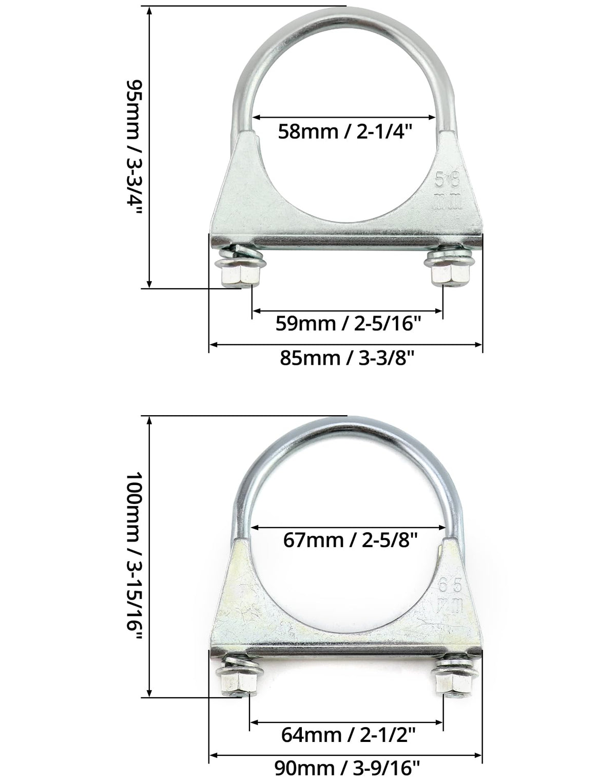 QWORK size comparison with ruler showing correct 2.5-inch fit benefit