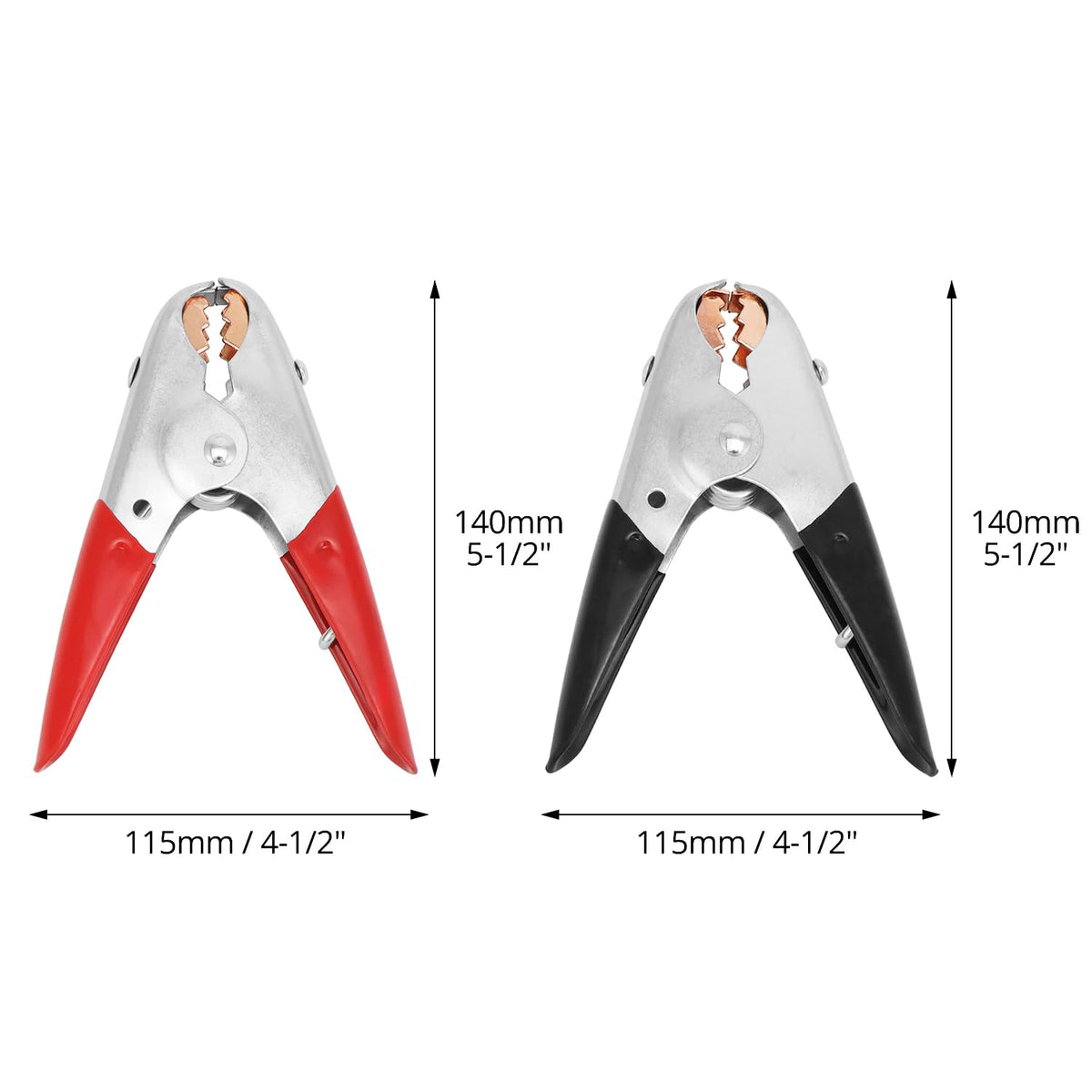 QWORK clamp held in hand for scale demonstrating compact size and ergonomic grip