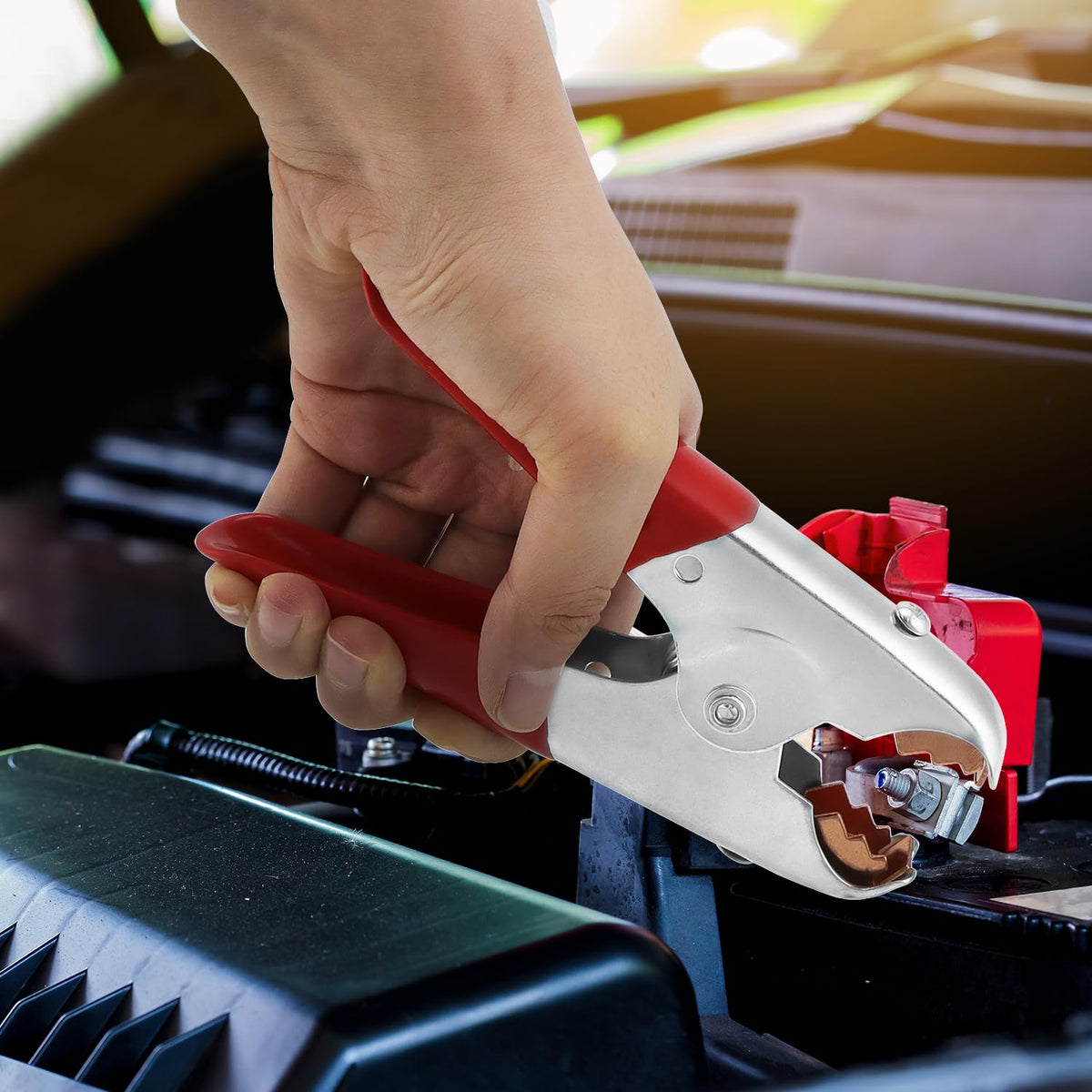 QWORK clamps stored in a kit showing organized access and convenient transport