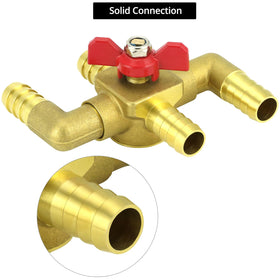 QWORK switch and knob detail illustrating tactile control and quick flow selection benefit