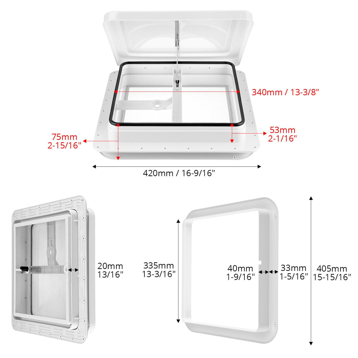 QWORK translucent lid closeup letting soft daylight through